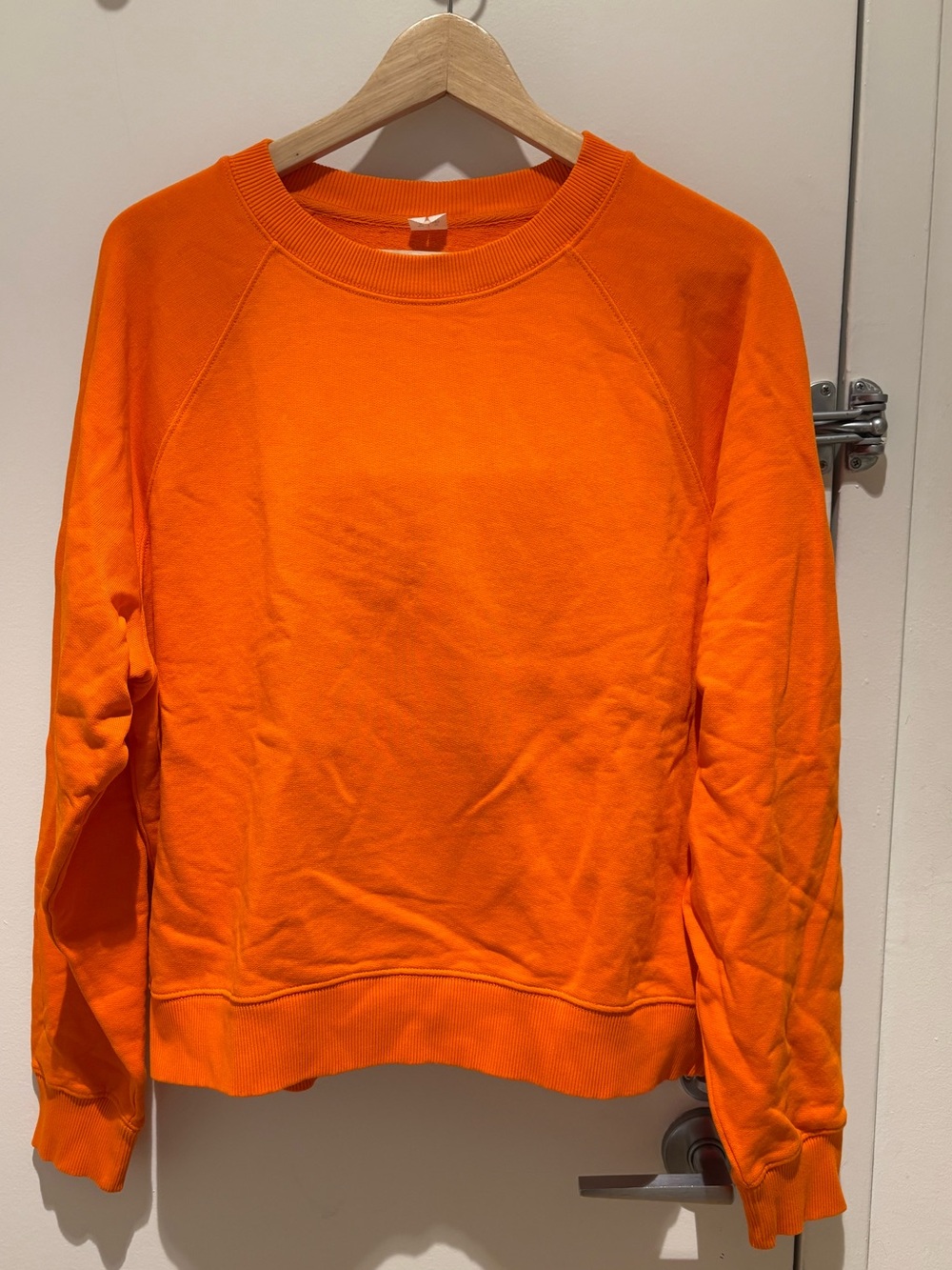 Arket Orange Crewneck Sweatshirt